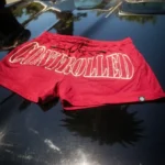 Controlled Cherry Red Mesh 3.5 Shorts