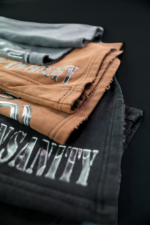 Controlled Insanity Acid Gray Stone Washed Shorts - Image 2