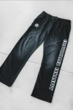 Controlled Insanity Black Sunwashed Sweatpants - Image 2