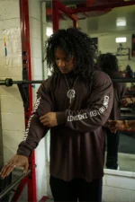 Controlled Insanity Brown Iron Therapy Long-sleeve Waffle Thermal
