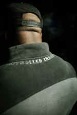 Controlled Insanity Gunmetal Gray Suede Quarter-zip - Image 2
